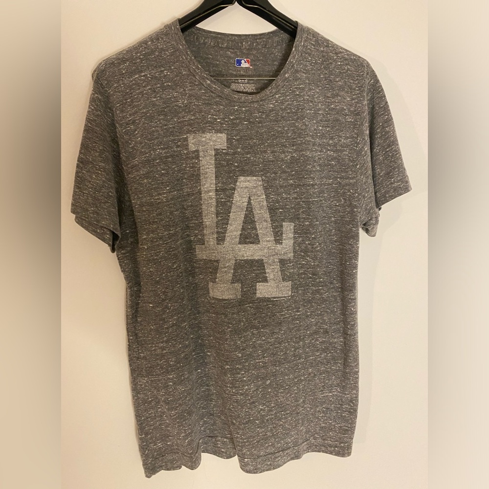 Vintage Style Heather Gray LA T-Shirt